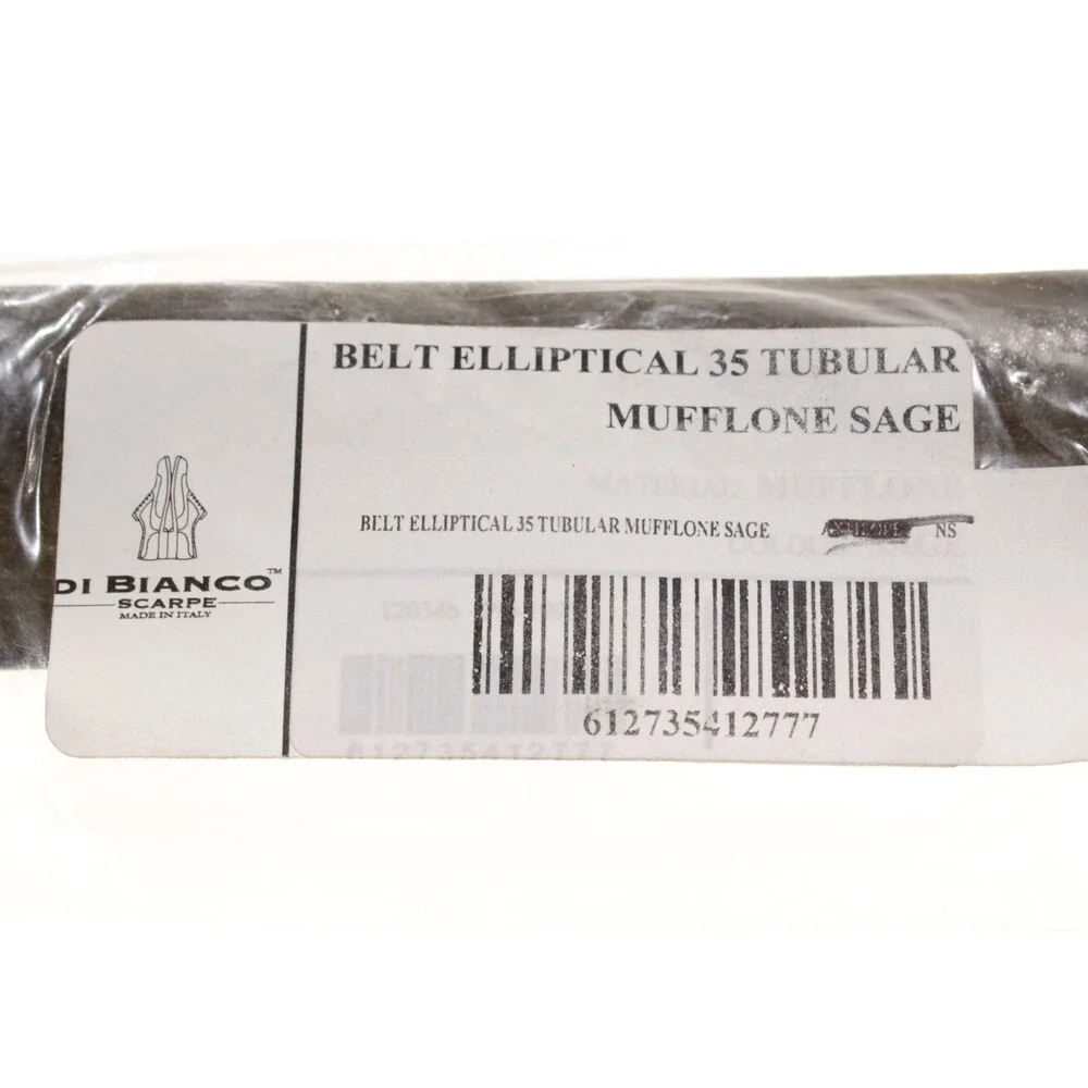 Di Bianco NWT Cut to Size Dress Belt In Green Pebbled Leather One Size